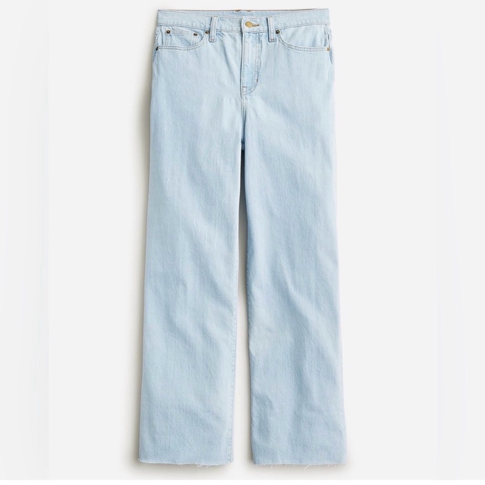 J. Crew Slim Wide Leg Jeans in Rocky Beach Light Wash | 27